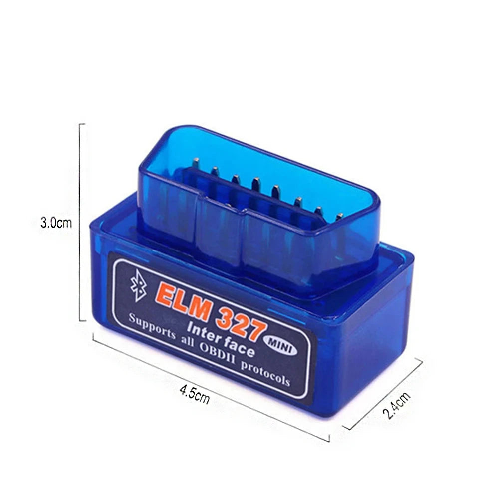 16 PIN Interface V2.1 ELM327 OBD2 Mini Code Reader Scan Tool Car Scanner For Android Diagnostic-Tool OBDII OBD 2 For A