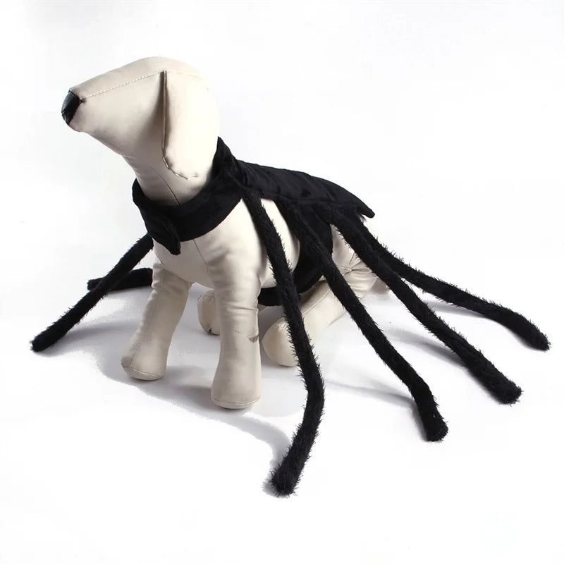 Halloween Spider Pet Costume Chest Back Design Festival Cosplay Transformation Outfit for Cats Small Medium Dogs Puppy