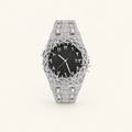 Thorn Spike Watch Men Iced Out Rhinestone Quartz Wristwatch Reloj Hombre Punk Gothic Stainless Steel Waterproof for Party